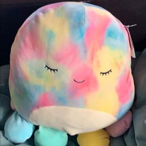 “Opal” tie-dye octopus squishmallow